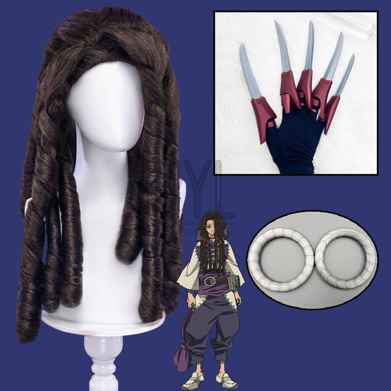 Men Accessories Wrist - Anime Gachiakuta Jabber Wonger Cosplay Wig