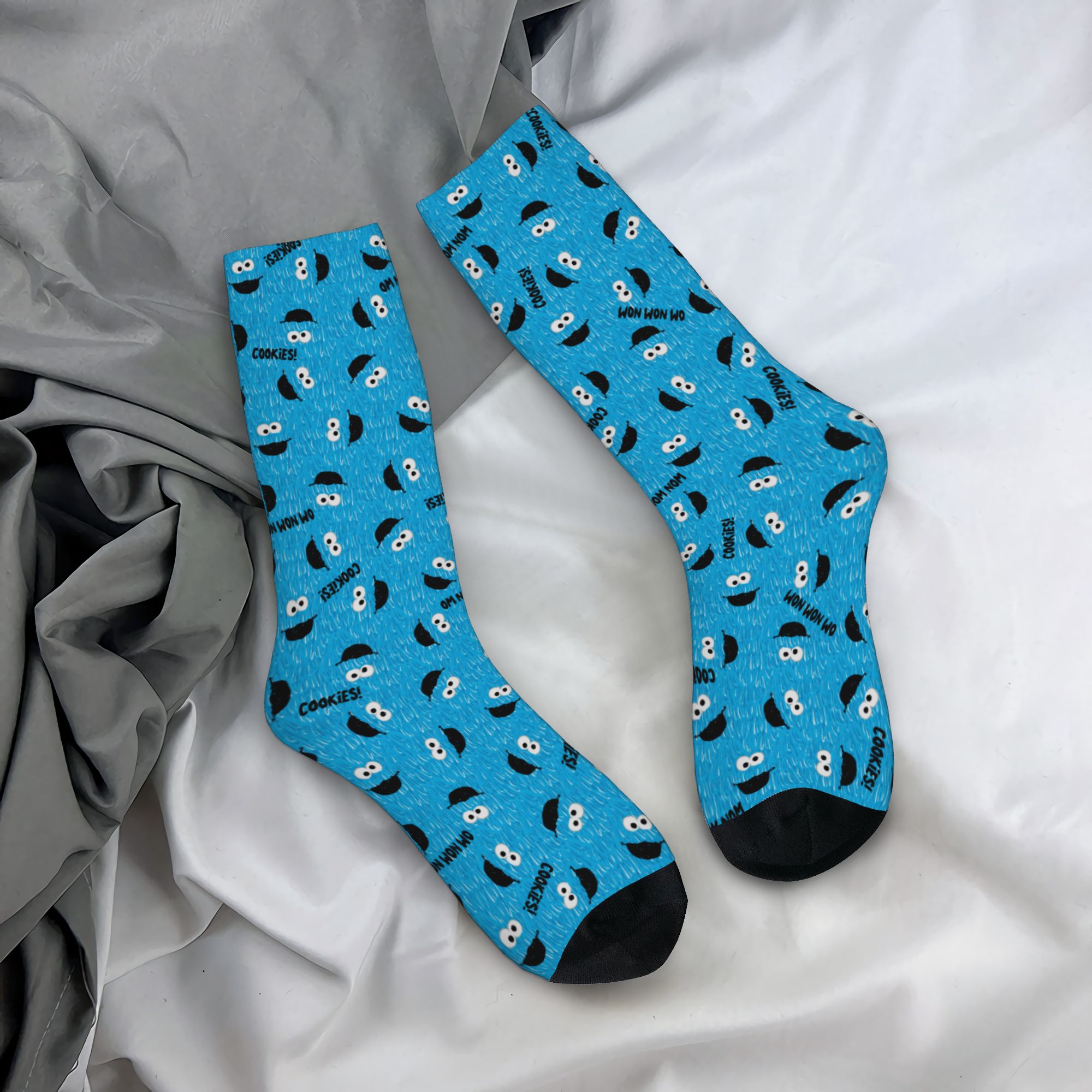 Men Accessories Ideas - Cookies Monsters Socks Accessories For Men