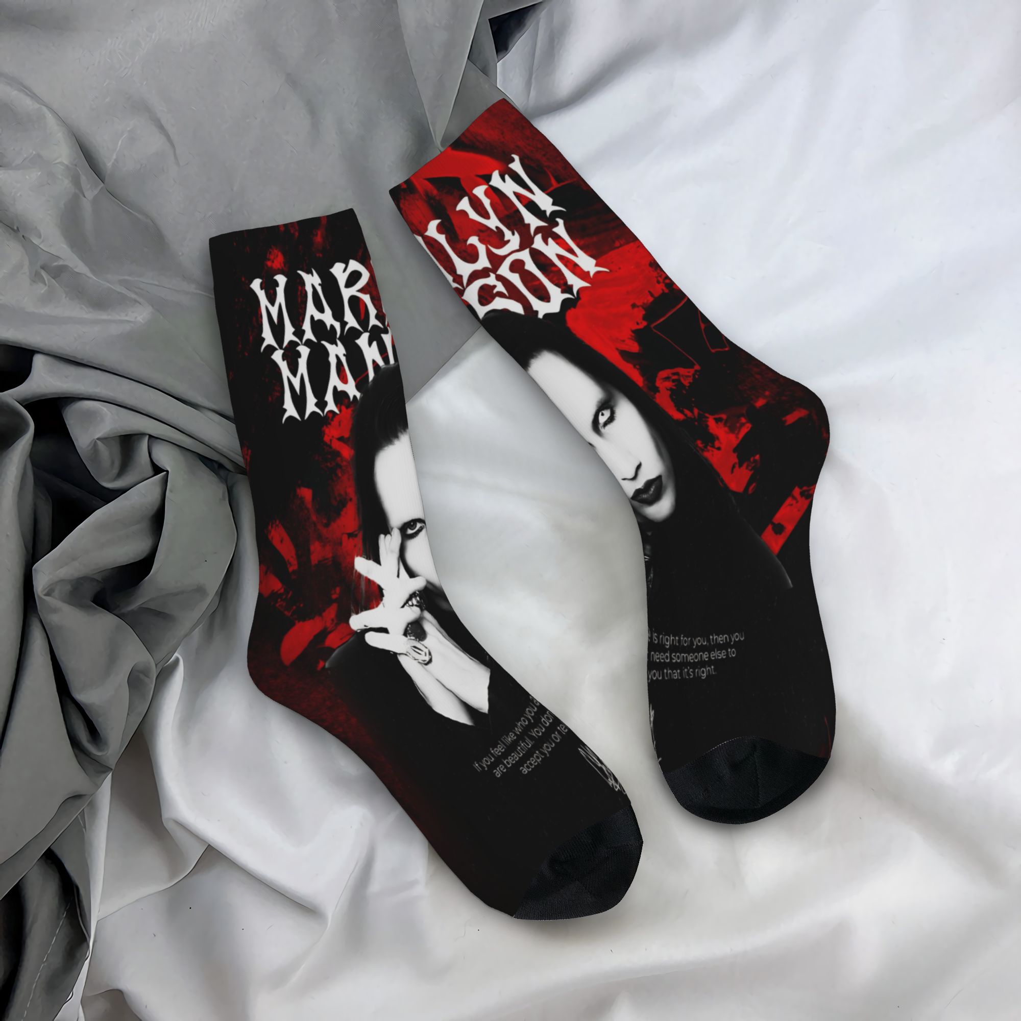 Men Accessories Ideas - Marilyns Mansons Socks Accessories For Men
