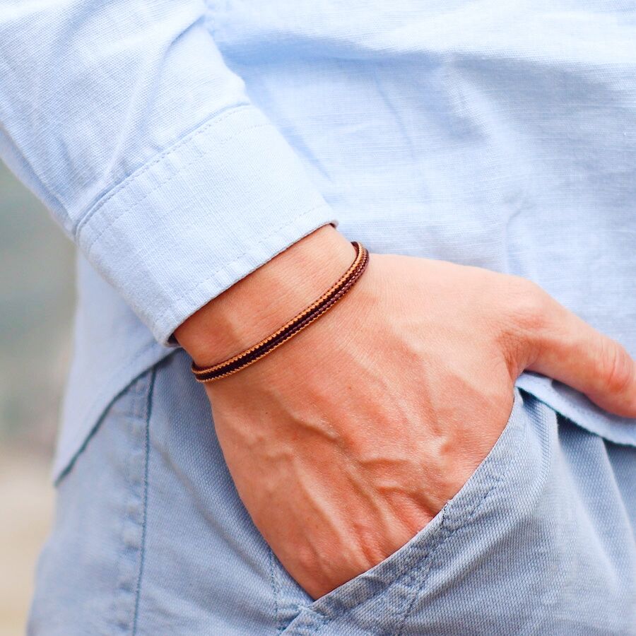 Unique Men Bracelet String Mot - đánh giá và giá Men Accessories Wrist