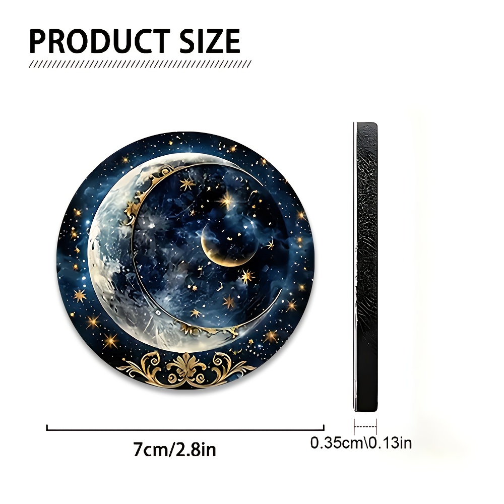 2pcs Starry Night Moon Car Cup - đánh giá và giá Men Accessories Ideas