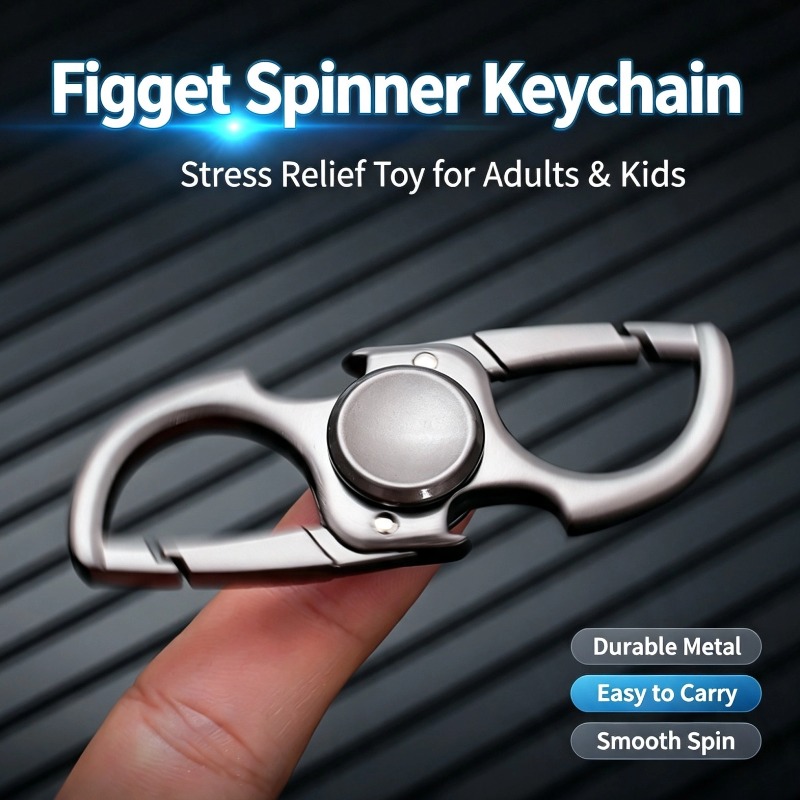 Metal Fidget Spinner Carabiner - đánh giá và giá Keychain Multi Tool