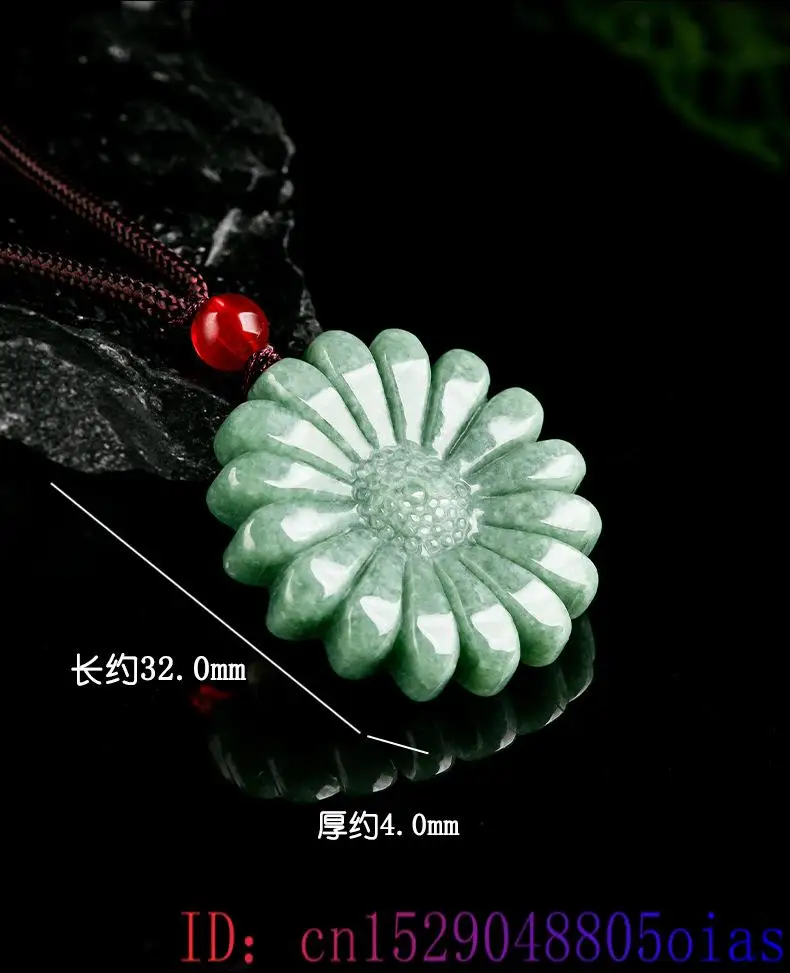 Green Jadeite Sunflower Pendan - đánh giá và giá Men'S Accessories And Jewelry