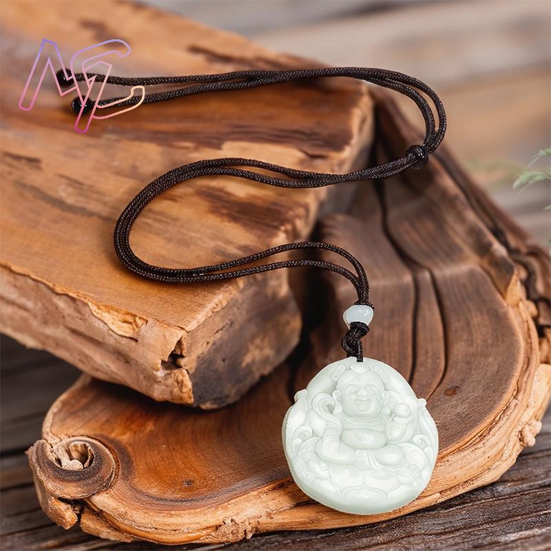 Green Real Jade Nezha Pendant  - đánh giá và giá Men'S Accessories And Jewelry