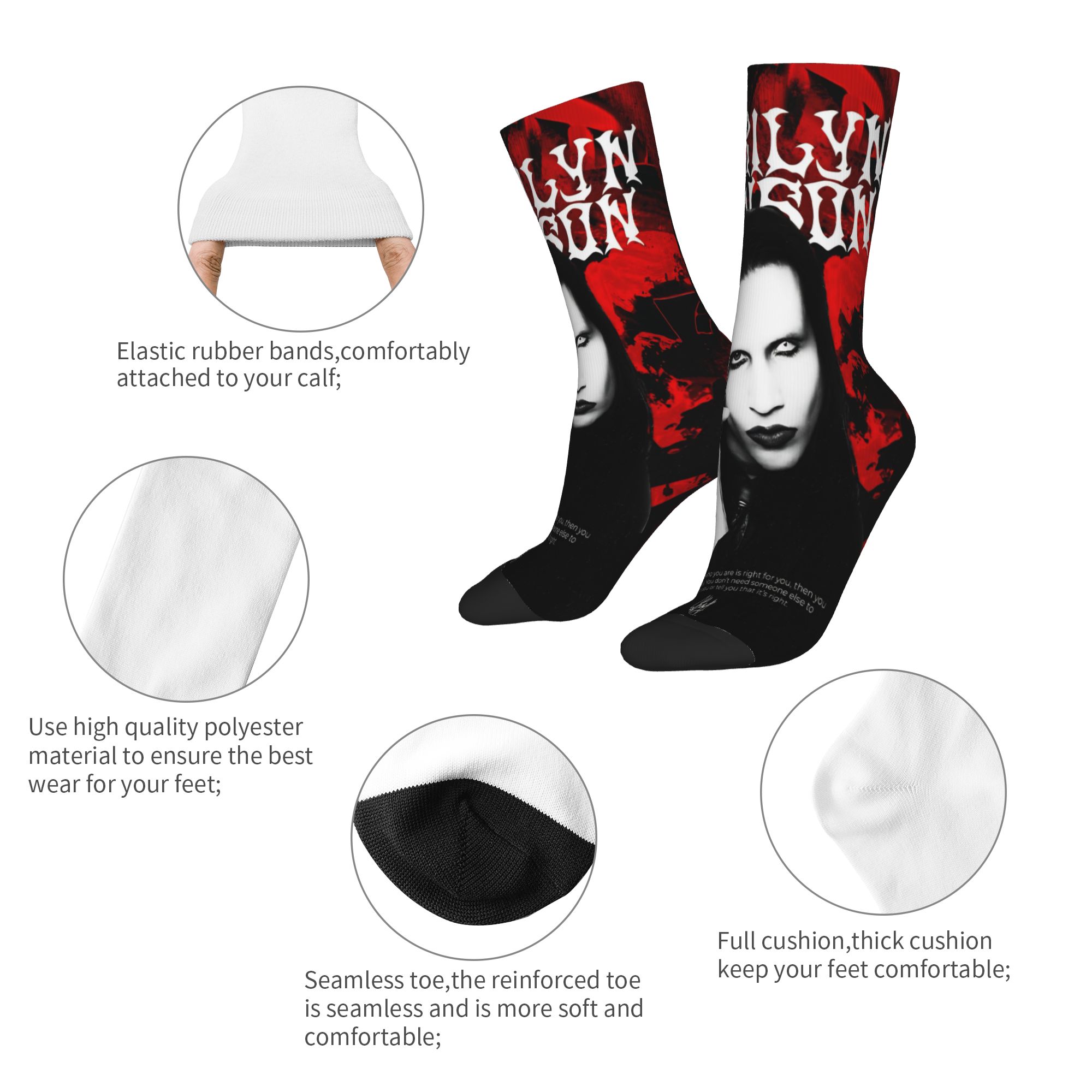 Marilyns Mansons Socks Accesso - đánh giá và giá Men Accessories Ideas
