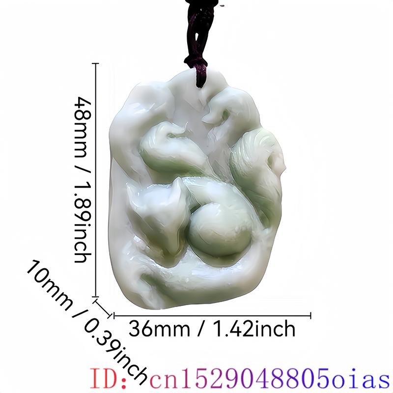 Natural Real Jade Fox Pendant  - đánh giá và giá Men'S Accessories And Jewelry